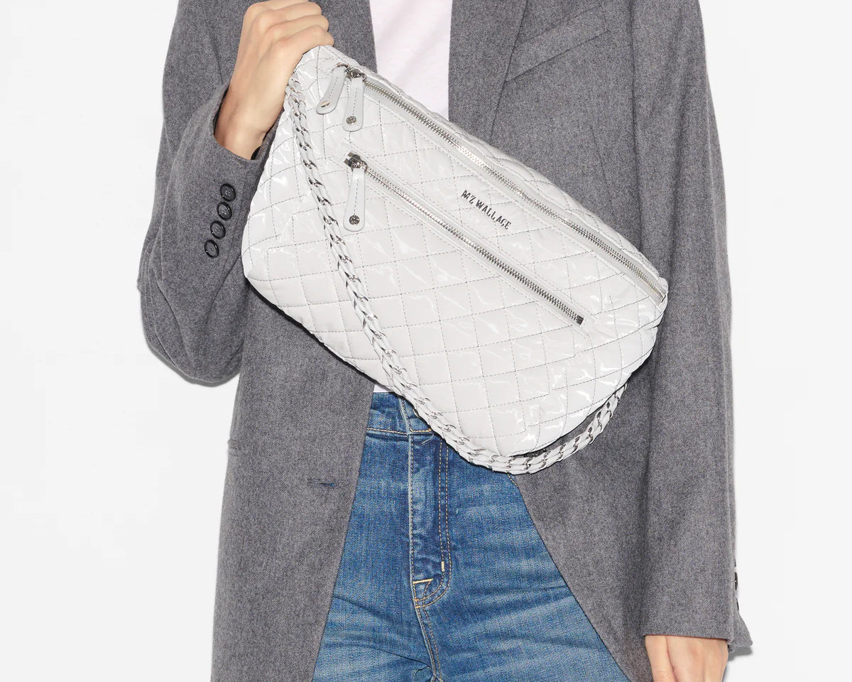Small Crosby Sling Bag Black - MZ Wallace
