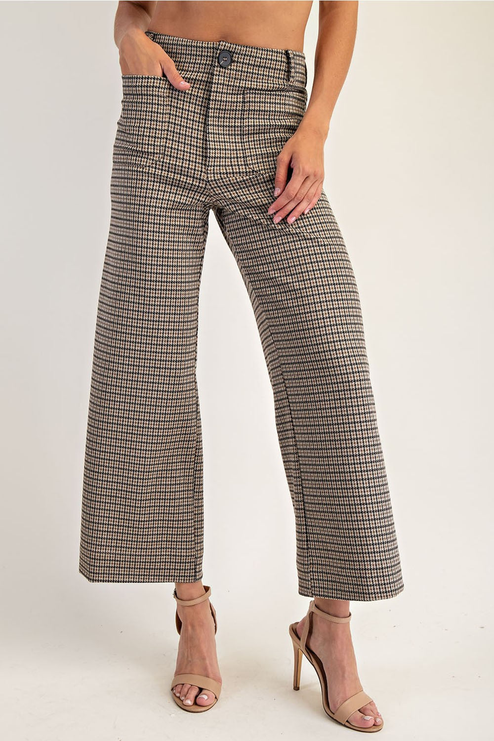 パンツ MEDI HOUNDSTOOTH STRAIGHT PANTS 41A1YS1OdFL.jpg