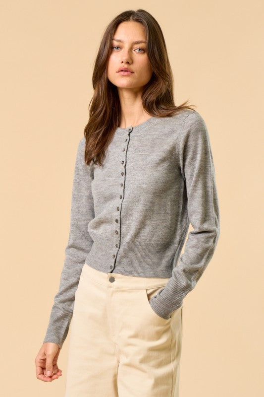 Heather Knit Cardigan - Emma's Shoes & Accessories