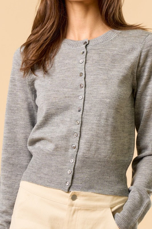 トップス ANDMARY Emma knit flare cardigan set ANDMARY】Emma knit flare cardigan set