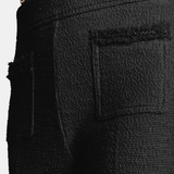 'Cambio' Black Tweed Pant