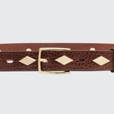 'Rag & Bone' Colin Studded Belt  The Colin. A studded belt that's refined but rebellious. Crafted in 100% Italian leather, punctuated by metal studs.  100% Italian Cow Leather Professional leather clean