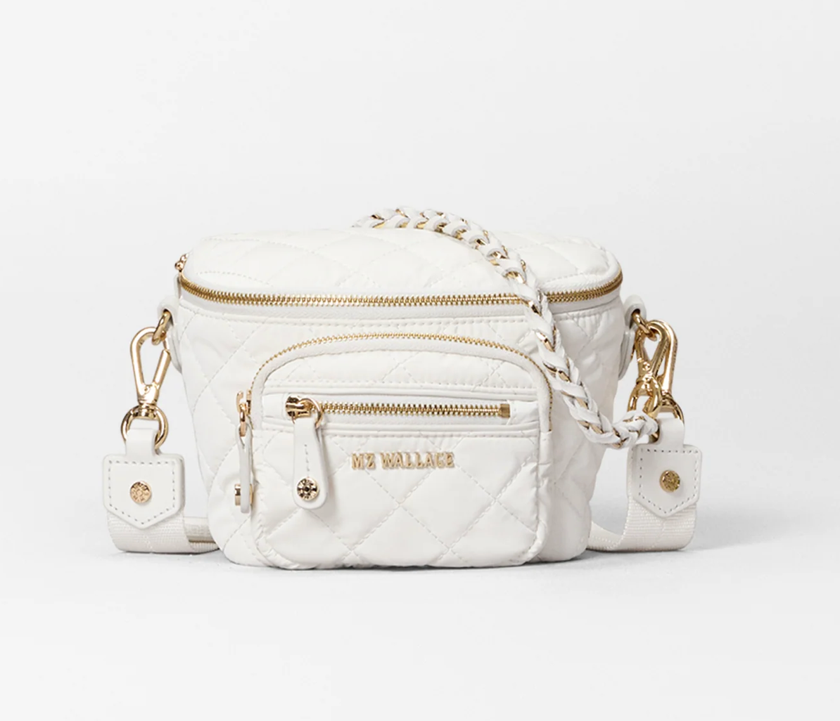 k*1様 MZ Wallace NEW! スリング クロスボディ ホワイト、新品 MZ Wallace' MICRO CROSBY SLING - Emma's Shoes & Accessories