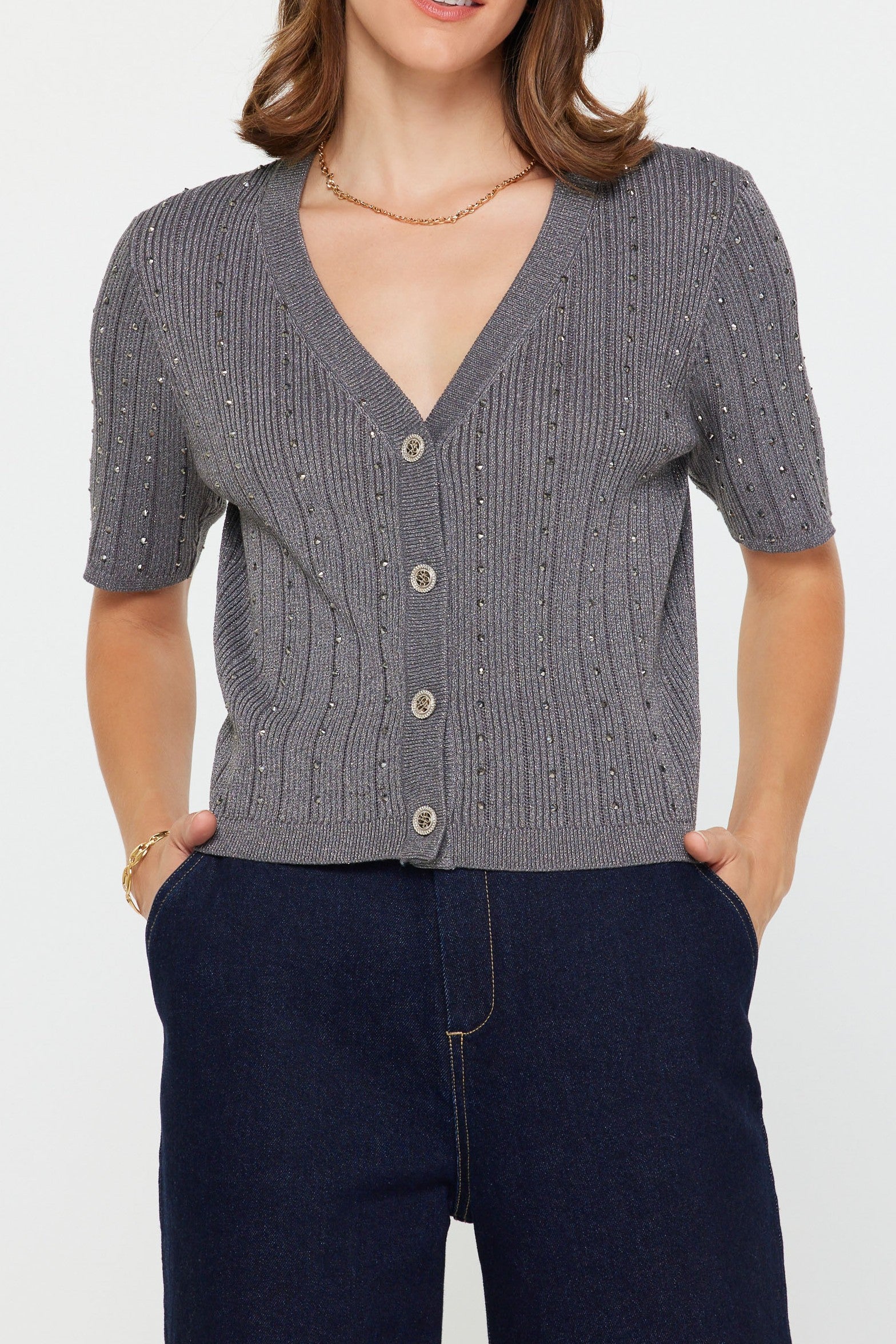 Monica Cropped Cardigan - Emma's Shoes & Accessories