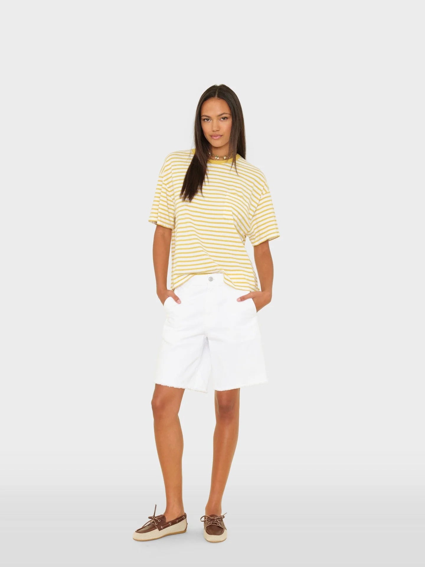 Xirena' White Knox Denim Short - Emma's Shoes & Accessories