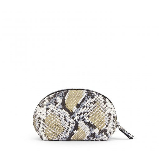 'AGL' Snakeskin-Print Clutch Bag in Oslo - Emma's Shoes & Accessories